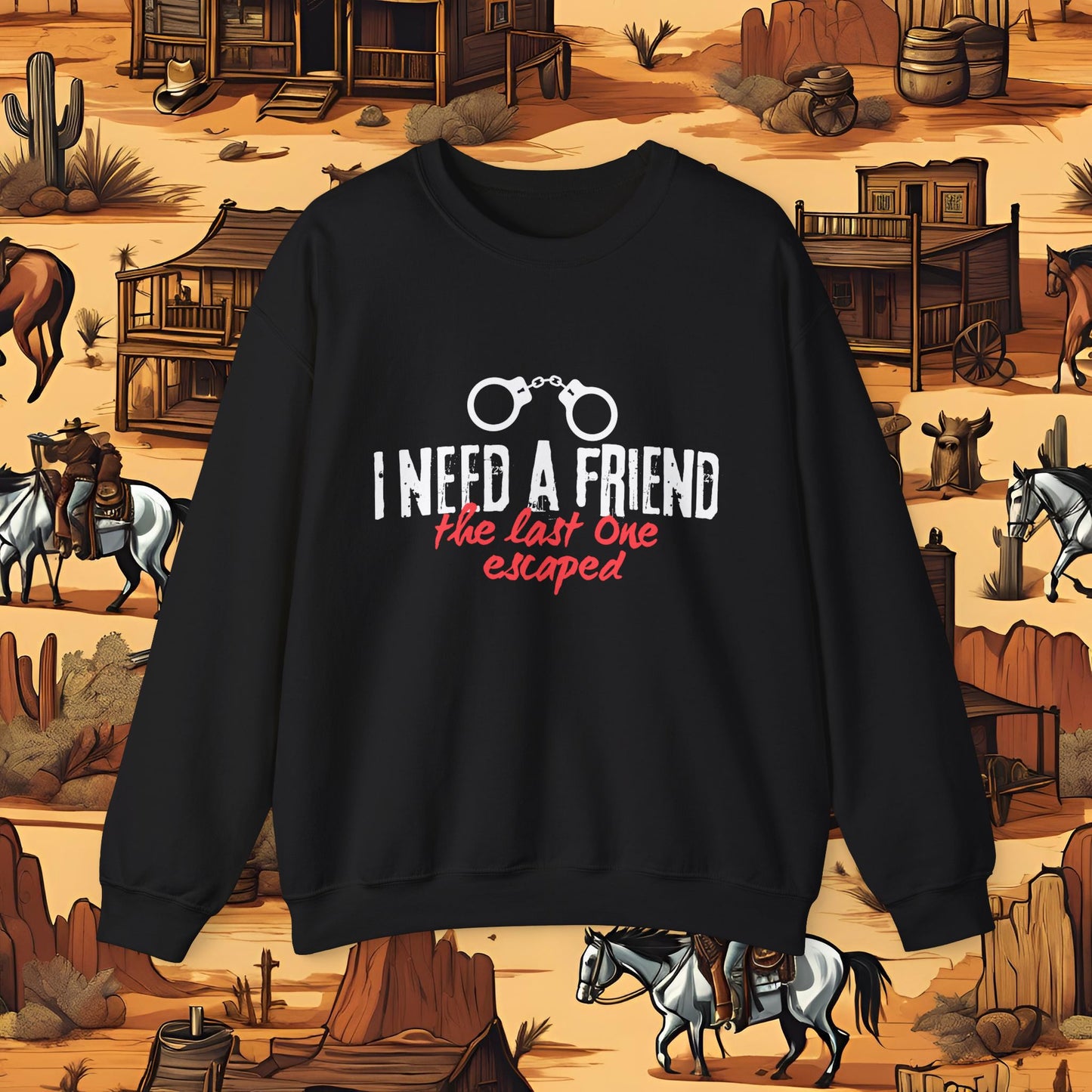 I need a friend (Sweatshirt) (EU)