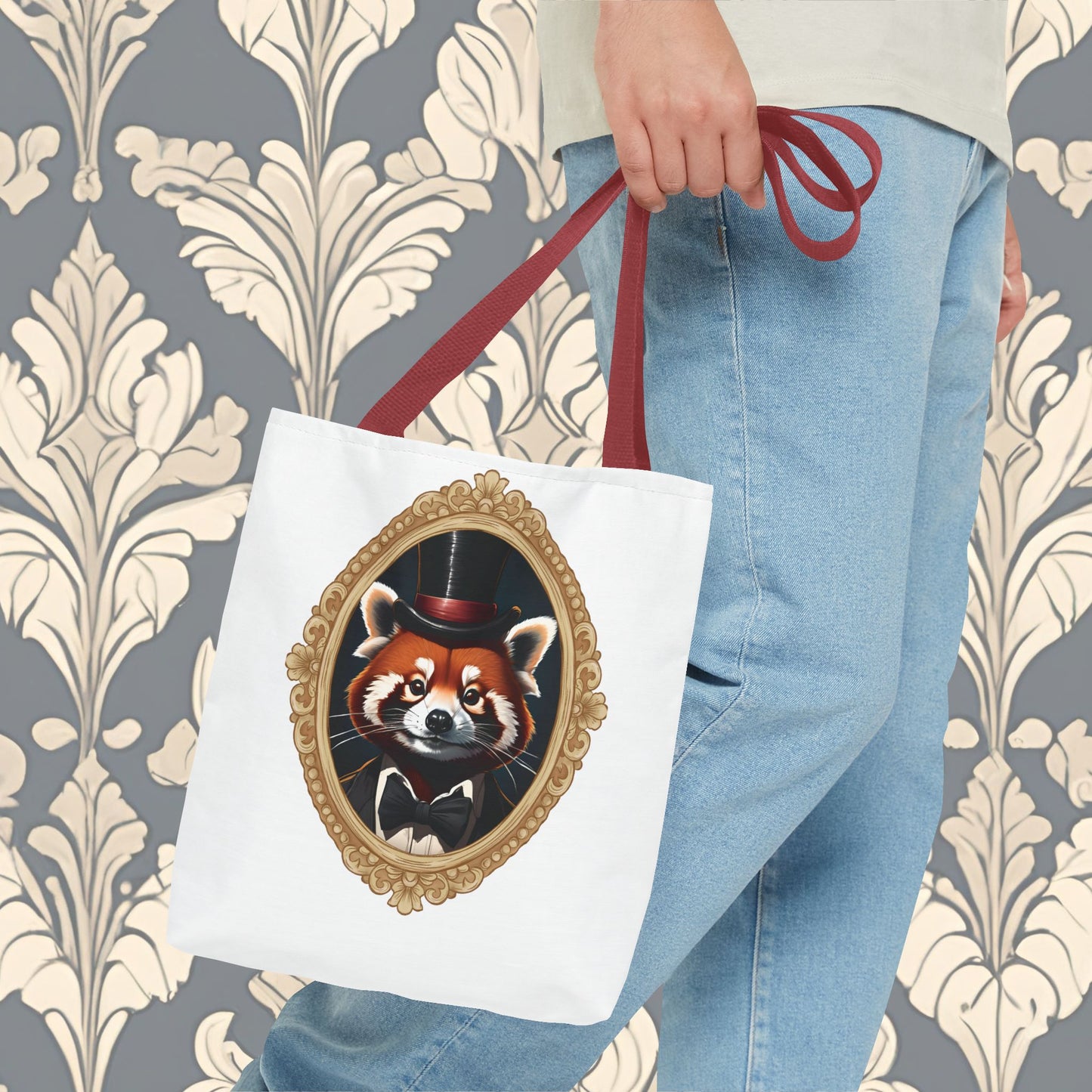 Panda Vermelho (Bolsa Tote)