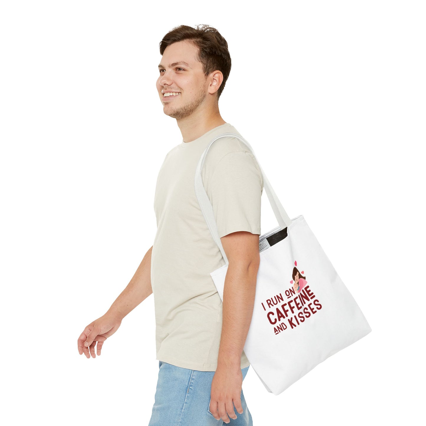 Caffeine and Kisses (Tote Bag)